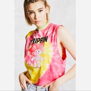 80’s Vibe Trippin Trolls Crop Top